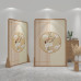 New Chinese Style Screen Round Floral Moon Round Small Screen Small Living Room Bedroom Living Room Dining Room Divider Customization Wood Color New Chinese Style Screen Round Floral Moon Round Small Screen Small Living Room Bedroom Living Room Dining Room Divider Customization Wood Color