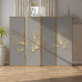 Aluminum Alloy Screen Room Divider Nordic Simple Modern Luxury Folding Mobile Screen
