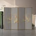 Aluminum Alloy Screen Room Divider Nordic Simple Modern Luxury Folding Mobile Screen