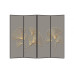 Aluminum Alloy Screen Room Divider Nordic Simple Modern Luxury Folding Mobile Screen