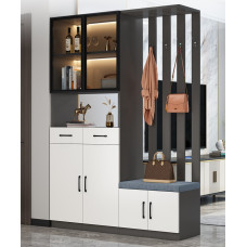 Wardrobe hallway cabinet entrance modern simple screen shelves partition cabinet