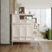 Doublesided Screen Cabinet Cream Entry Hall Decoration Cabinet Living Room Entrance Doublesided Screen Cabinet Cream Entry Hall Decoration Cabinet Living Room Entrance