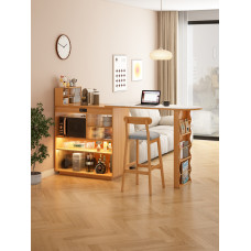 Japanese style solid wood partition cabinet sliding foldable movable Partition