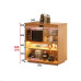 Japanese style solid wood partition cabinet sliding foldable movable Partition
