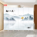 Modern Simplicity Office Toilet Folding Waterproof Divider Wall