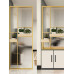 Minimal Luxury Glass Screen Partition Living Room Entrance Narrow Bathroom Half Wall Partition