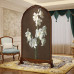European oil painting wooden carving flower screen partition living room entrance shielding decoration entrance sitting screen European oil painting wooden carving flower screen partition living room entrance shielding decoration entrance sitting screen