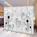 Chinese Household Divider Screen Office Living Room Foldable Mobile Modern Simple Luxury Bedroom Cover Simple Folding Screen