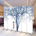 Chinese Household Divider Screen Office Living Room Foldable Mobile Modern Simple Luxury Bedroom Cover Simple Folding Screen