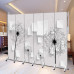 Chinese Household Divider Screen Office Living Room Foldable Mobile Modern Simple Luxury Bedroom Cover Simple Folding Screen