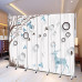 Chinese Household Divider Screen Office Living Room Foldable Mobile Modern Simple Luxury Bedroom Cover Simple Folding Screen