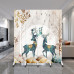 Modern Simple Folding Screen Divider for Salon Living Room Bedroom