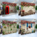 Modern Folding Screen Partition Of Flowers And More
