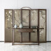 Chinese Style Room Dividerfor Living Room Entrance Hotel Classic Bedroom Blockage Home Folding Solid Wood Screen Mobile