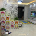 Hollow Curtain Folding Screen Partition