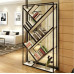 Creative Iron Solid Wood Bookshelves Screens Partition Storage Racks