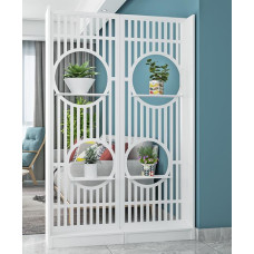 White Carved Art Decoration Screen Partition