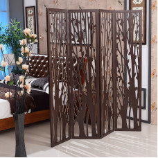 Bamboo Tree Art Simple Modern Wooden Screen Partition