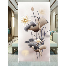 Household Flat Screen Folding Mobile Partition