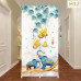 Household Flat Screen Folding Mobile Partition Household Flat Screen Folding Mobile Partition
