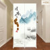 Household Flat Screen Folding Mobile Partition Household Flat Screen Folding Mobile Partition