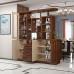 Wooden Room Cabinet Wine Cabinet Modern Chinese Living Room Entrance Cabinet Partition Screen Double Storage Cabinet