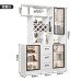 Modern Minimalistic Entrance Hall Cabinet Shoe Cabinet Luxury Cabinet Screen Partition Cabinet