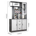 Modern Minimalistic Entrance Hall Cabinet Shoe Cabinet Luxury Cabinet Screen Partition Cabinet