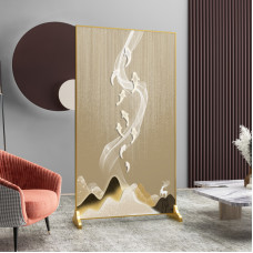 Minimal Luxury Aluminum Living Room Partition Wall for Hotels