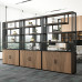 Industrial Decorative Iron Partition Office Shelves Rack Floor Screen Cabinet Living Room Corridor Flower Stand Bookshelf Industrial Decorative Iron Partition Office Shelves Rack Floor Screen Cabinet Living Room Corridor Flower Stand Bookshelf