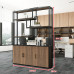 Industrial Decorative Iron Partition Office Shelves Rack Floor Screen Cabinet Living Room Corridor Flower Stand Bookshelf Industrial Decorative Iron Partition Office Shelves Rack Floor Screen Cabinet Living Room Corridor Flower Stand Bookshelf