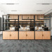Industrial Decorative Iron Partition Office Shelves Rack Floor Screen Cabinet Living Room Corridor Flower Stand Bookshelf Industrial Decorative Iron Partition Office Shelves Rack Floor Screen Cabinet Living Room Corridor Flower Stand Bookshelf