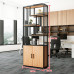 Industrial Decorative Iron Partition Office Shelves Rack Floor Screen Cabinet Living Room Corridor Flower Stand Bookshelf Industrial Decorative Iron Partition Office Shelves Rack Floor Screen Cabinet Living Room Corridor Flower Stand Bookshelf