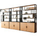Industrial Decorative Iron Partition Office Shelves Rack Floor Screen Cabinet Living Room Corridor Flower Stand Bookshelf Industrial Decorative Iron Partition Office Shelves Rack Floor Screen Cabinet Living Room Corridor Flower Stand Bookshelf