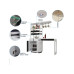 Home Bar Cabinet Living Dining Partition Cabinet Luxury Open Kitchen Table