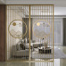 Light Luxury Stainless Metal Iron Art Screen Partition Living Room Simple Modern New Chinese Style Hanging Decorative Hollow Out Light Luxury Stainless Metal Iron Art Screen Partition Living Room Simple Modern New Chinese Style Hanging Decorative Hollow Out