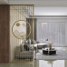 Light Luxury Stainless Metal Iron Art Screen Partition Living Room Simple Modern New Chinese Style Hanging Decorative Hollow Out Light Luxury Stainless Metal Iron Art Screen Partition Living Room Simple Modern New Chinese Style Hanging Decorative Hollow Out