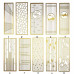 Light Luxury Stainless Metal Iron Art Screen Partition Living Room Simple Modern New Chinese Style Hanging Decorative Hollow Out Light Luxury Stainless Metal Iron Art Screen Partition Living Room Simple Modern New Chinese Style Hanging Decorative Hollow Out
