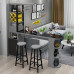 Modern Simple Home Bar Cabinet Separator Cabinet Dining Table for Living Room Balcony High Table