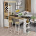 Modern Simple Home Bar Cabinet Separator Cabinet Dining Table for Living Room Balcony High Table