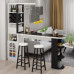 Modern Simple Home Bar Cabinet Separator Cabinet Dining Table for Living Room Balcony High Table