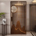 Chinese Style Screen Partition Living Room Office Entryway Cabinet Solid Wood Grille Classical Floral Carved Hollow Entrance Door Shield