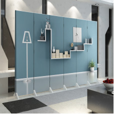 Custom Logo Folding Screen Divider for Modern Home Office