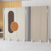Custom Logo Folding Screen Divider for Modern Home Office