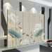 Custom Logo Folding Screen Divider for Modern Home Office