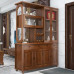 Double sided solid wood wine cabinet entryway hall cabinet screen Double sided solid wood wine cabinet entryway hall cabinet screen
