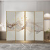 Aluminum Alloy Screen Partition Living Room Modern Simple Luxury Hotel Decoration Folding Screen Mobile