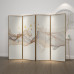 Aluminum Alloy Screen Partition Living Room Modern Simple Luxury Hotel Decoration Folding Screen Mobile