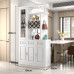 Solid Wood Hall Cabinet Wine Cabinet Modern Chinese Living Room Entrance Cabinet Shoe Cabinet Partition Solid Wood Hall Cabinet Wine Cabinet Modern Chinese Living Room Entrance Cabinet Shoe Cabinet Partition