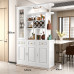 Solid Wood Hall Cabinet Wine Cabinet Modern Chinese Living Room Entrance Cabinet Shoe Cabinet Partition Solid Wood Hall Cabinet Wine Cabinet Modern Chinese Living Room Entrance Cabinet Shoe Cabinet Partition